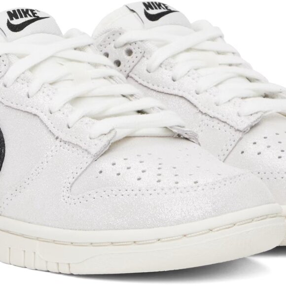 Nike Dunk Low SE White Suede Black Mens Size 10 Womens 11.5 HQ3502-100 NEW - Picture 13 of 13
